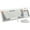 White, variant on HUO JI Wireless Keyboard and Mouse Combos,USB 2.4GHz Receiver Plug and Play, Mixed Color Round Keycaps Retro Office Keyboards, for Windows, Mac, PC, Laptop, Desktop.(Black Grey)