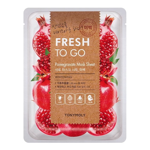 Mascarilla facial Tony Moly fresh to go contra opacidad granada 25 g