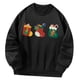 thumbnail image 3 of Sudadera para mujer, Tops de manga larga, ropa deportiva elegante, disfraces negros, jersey para ir de compras, regalo de año Nuevo, Otoño Invierno , SG, 3 of 10