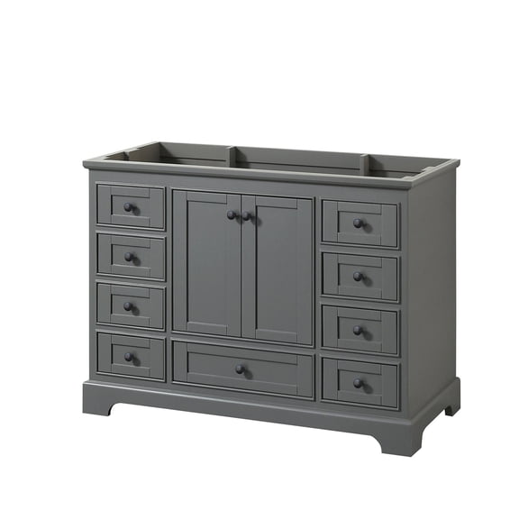 Wyndham Collection Wcs202048scxsxxmxx Deborah 47-1/4" Free Standing Single Wood Vanity