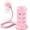 Pink+3USB+6.5FT, variant on Tower Power Strips with Surge Protection, 6.5FT Flat Extension Cord with Multiple Outlets, 12 AC 4 USB Ports(2 Type C), Flat Plug Surge Protector Power Strip with Screw Wall Mount for Office Dorm
