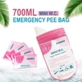 thumbnail image 4 of Bolsa de orina de emergencia para coche portátil de 700 ml bolsas de vómito Mini bolsas de vómito para orinal Hugtrwg Para estrenar, 4 of 6