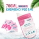 thumbnail image 4 of Orina 700ml Bolsa portátil de emergencia para coche Bolsas de vómito Mini urinario unisex 1pc, 4 of 6