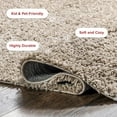 thumbnail image 4 of nuLOOM Neva Modern Tasseled Shag Beige 5' 3" x 7' 7" Modern Area Rug, 4 of 11