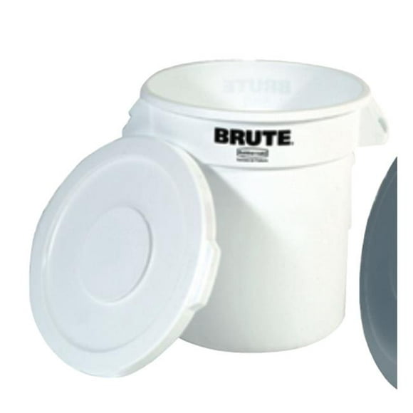 Rubbermaid Commercial Products RCP 2610 WHI 10 Gallons Brut Conteneur- Blanc