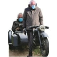 SP12685 German World War II Life Size Motorcycle Sidecar Mounted MG42