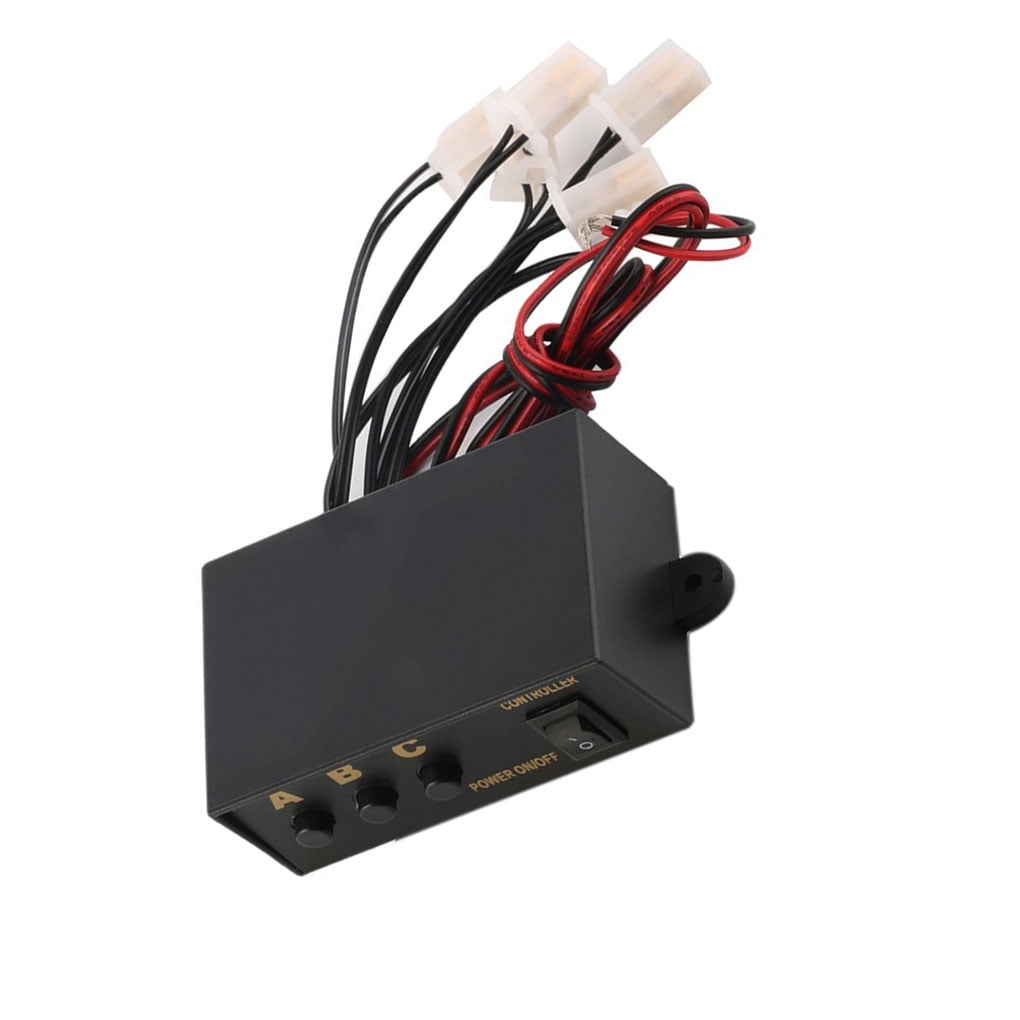 Machinehome 6 Ways LED Strobe Flash Light Controller Emergency Flashing