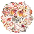 thumbnail image 2 of 35pcs-50pcs Cute Peach Stickers Fruit Kids Stickers Cartoon Decals for Laptops Suitcases Phones, 2 of 9