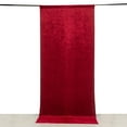 thumbnail image 4 of BalsaCircle 5 feet x 12 feet Red Velvet Backdrop Curtain Wedding Party Photobooth Decorations, 4 of 8