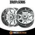 thumbnail image 2 of DropStars 655C Chrome Wheel Rim, 24" x 14" 8 x 6.5" -76mm, 655C-2448176, 2 of 5