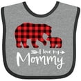 thumbnail image 3 of Inktastic I Love My Mommy Boys or Girls Baby Bib, 3 of 4