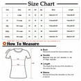 thumbnail image 3 of Oalirro Women's Tops, Tees & Blouses Women Tops and Blouses Fashion Woman Causal V-Neck Solid Printing Blouse Short Sleeve T-Shirt Summer Tops Black, 3 of 5