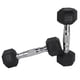 thumbnail image 3 of Par De Mancuernas Hexagonales  De Caucho  Fire Sports  Negro  2Kg Fire Sports Par de Mancuernas/Caucho/Negro, 3 of 4