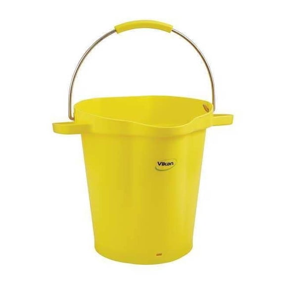 Vikan Hygienic Bucket,5 1/4 gal,Yellow 56926