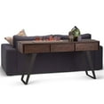 thumbnail image 2 of Allora Contemporary Console Table in Distressed Charcoal Brown, 2 of 5