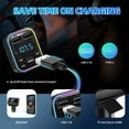 thumbnail image 2 of G38 Car Wireless Audio Transmitter LED Backlit Dual USB Port Adapter Transmitter Stereo Audio Extender Amplifier TF Card U Disk Player, 2 of 8