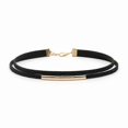 thumbnail image 1 of Curved Choker Double Layer Necklace Collar Gold, 1 of 3