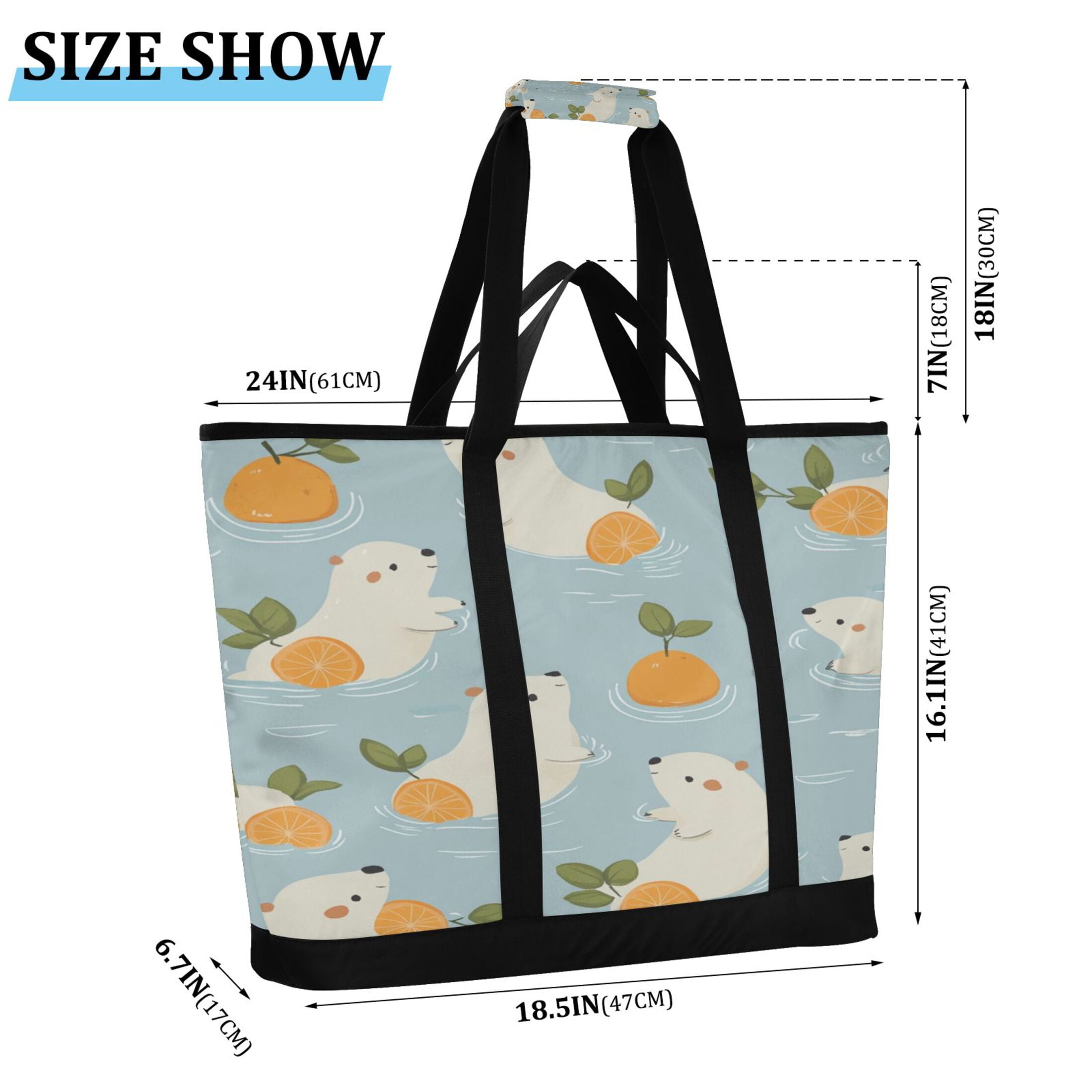 Large Hand-held Ice Pack Picnic Bag Insulation and Refrigeration Suitable for Shopping Picnics and Camping Wrasse