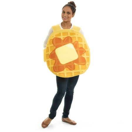 Hauntlook Adult Waffle Halloween Costume - Waffle Breakfast Food Costume