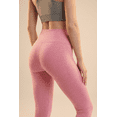 thumbnail image 3 of Women’s Melange Seamless Leggings, Moisture Wicking Comfortable Activewear, 3 of 7