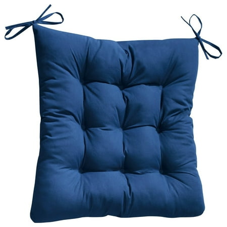 Miles Kimball Rocking Chair Cushions - 2-Piece Set with Securing Ties - Blue