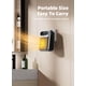 thumbnail image 3 of Calefactor enchufable Brightown 800W con control remoto y pantalla LED, 3 of 7