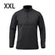 thumbnail image 2 of Qarigey Jersey de media cremallera para hombre, camiseta cálida de manga larga transpirable de Color sólido para niños, ropa interior térmica Camisetas Negro XXl Qarigey AP013080-05, 2 of 6
