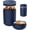 Navy, variant on Snack Cup - Reusable Snack Container with Leak-Proof Design, Toppings Compartment, and Dual-Sealing Lid, Portable & Lightweight for Work, Travel, Gym - Dishwasher Safe (Navy)