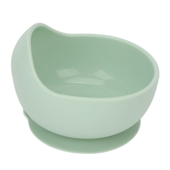 Baby Bowl, Elderly Suction Bowl Birthday Gift Skin Friendly  For Daily Life For Contracture Patient Green