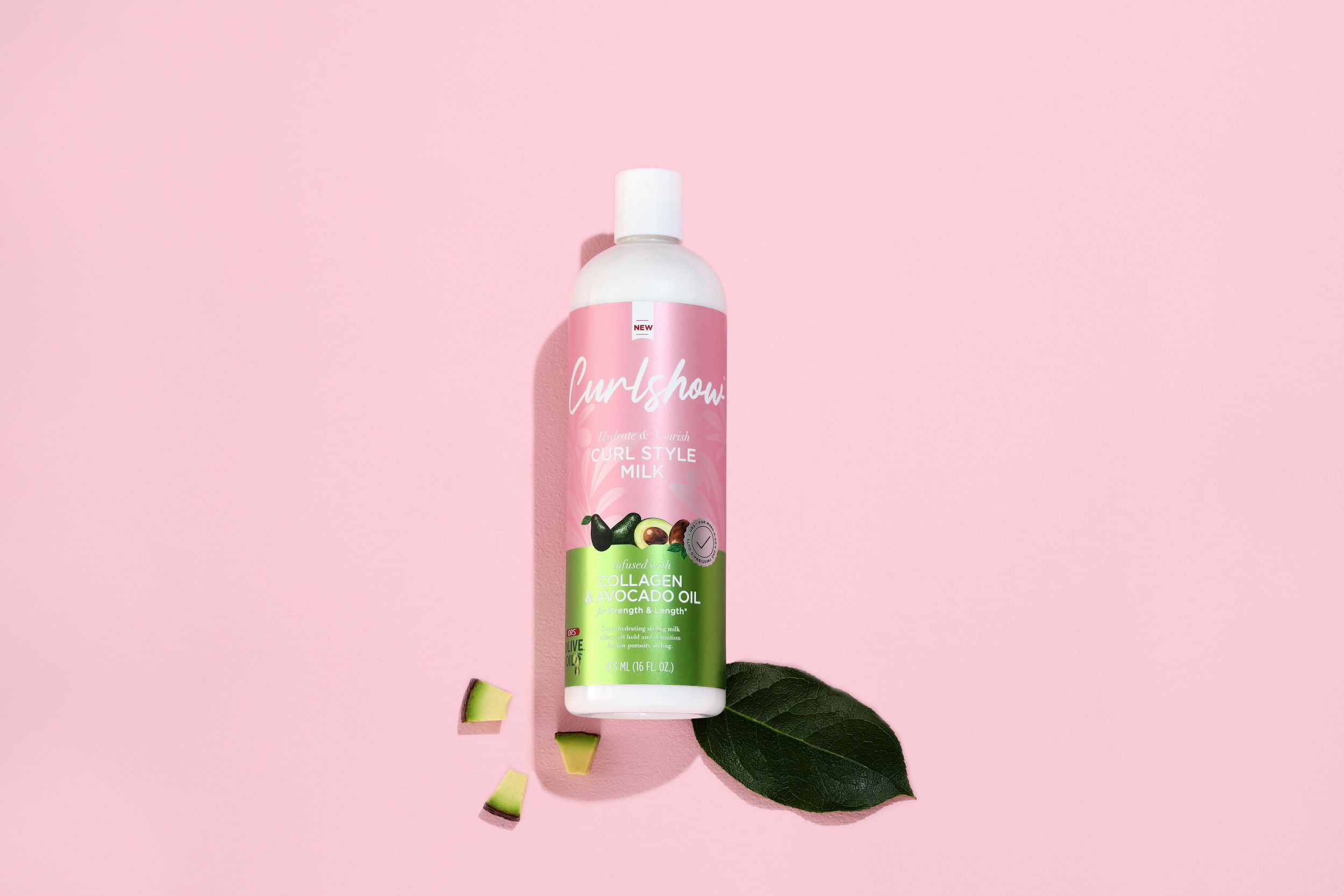 (2 pack) ORS Olive Oil Curlshow Curl Style Hair Milk for Curls & Coils, Soft Hold, 16 oz