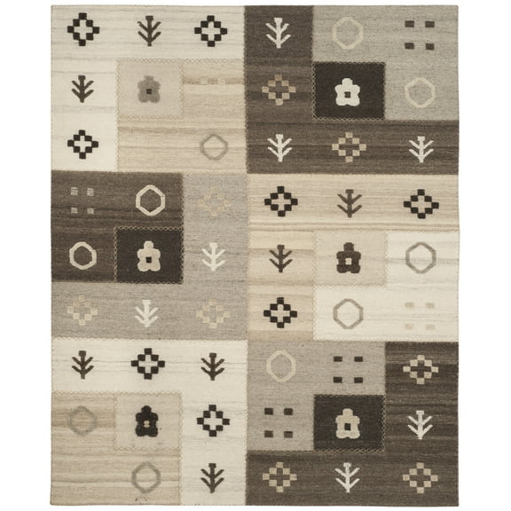 SAFAVIEH Kenya Cori Aztec Area Rug, Natural, 8' x 10'