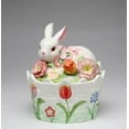 thumbnail image 3 of Cosmos 10444 Fine Porcelain Bunny Candy Box, 6-5/8-Inch, 3 of 3
