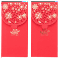 thumbnail image 3 of 60PCS Chinese Red Envelopes Lucky Money Envelopes Wedding Red Packet for New Year Wedding (7X3.4 In), 3 of 5