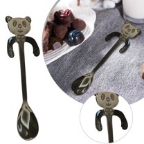 Coffee Spoon Mini Bear Hugging Spoon Tea Soup Sugar Dessert Seasoning Spoon Hanging Cup Spoontea Spoons Minicat Coffee Teaspooncat Stainless Steel Spoon
