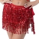 thumbnail image 1 of Falda de Danza Del Vientre para Mujer, Bufanda de Cadera, Ropa de Baile, Lentejuelas, Bufanda con Borlas Brillantes, Cinturón de Cadera para Puesta en Rojo, 1 of 7