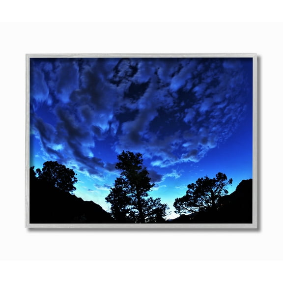 Stupell Industries Blue Sky Silhouette Landscape Photograph Framed Wall Art by Joseph Elliott