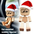 thumbnail image 3 of Shaking Wooden Man Figurine, Charming Little Wooden Figure That Sways, Portable Handmade Car Ornament Desktop Decor, Creative Gift By PULMCheerger, 3 of 9