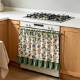thumbnail image 3 of Clearance Stove Curtain for Farmhouse Kitchen Decor Decorative Cabinet Dishwasher Cover with RuffleTrim and Bow Ties Cafe Curtain for Country Cottage Stove, 3 of 6