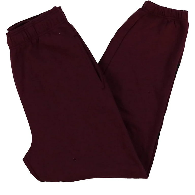 Victoria's Secret Pink Campus Pant Sweatpants Burgundy Logo Size X