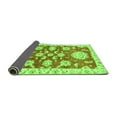 thumbnail image 2 of Ahgly Company Indoor Round Oriental Green Traditional Area Rugs, 5' Round, 2 of 4