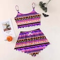 thumbnail image 2 of FUZHIQ Women's Sleeveless Halloween Pajama Set 2 Piece Cami Top Shorts Ghost Pumpkin Pattern Lightweight Nightwear Casual Outfit, 2 of 5