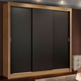 thumbnail image 1 of Ropero Closet Madesa Lyon 3 Puertas 2 Cajones Marrón, 1 of 5