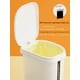 thumbnail image 1 of Cubo de basura con pedal con tapa abierta para el hogar, grande, para sala de estar, cocina, inodoro, cubo sanitario creativo con tapa, 1 of 4