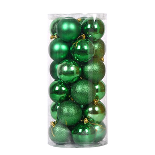FLhrweasw Bolas Navidad Adornos para Árboles Navidad Adorno Con Purpurina (Verde)