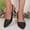 Black, variant on Women Buckle Pointed Lightweight Elegant Slim High Heels Sandals Fashion Casual Dress Shoes Red