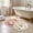 B, variant on Flower Shaped Area Rug, Soft 3D Floral Non-Slip Floor Mat for Bedroom & Living Room