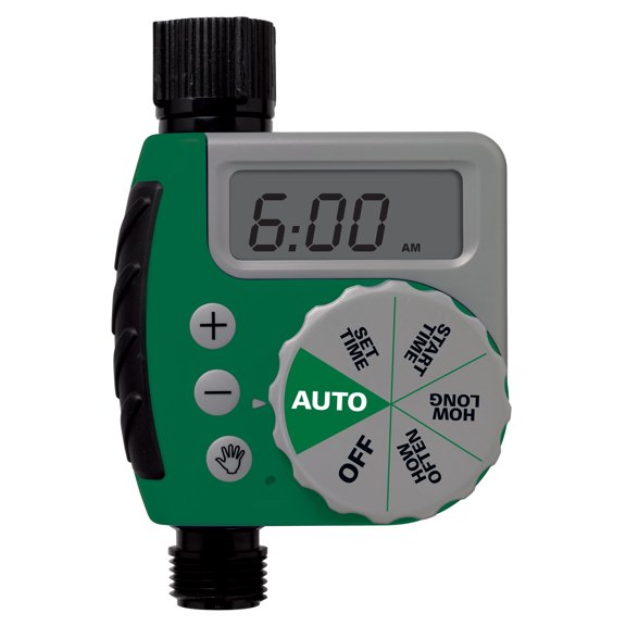 Orbit 62061Z One Dial Garden Hose Digital Water Timer, Lawn Yard Faucet Watering