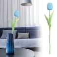 thumbnail image 2 of Home Decor Mini Tulip Real Touch Tulips Artificial Flowers Bouquets 11.4" Faux Flowers for Vase Centerpieces Home Decor Wedding Bouquet, 2 of 7