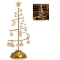 thumbnail image 1 of Lámpara de mesa Led en forma de árbol de Navidad de Metal, árbol de Navidad iluminado con luz nocturna colgante de cristal para dormitorio, 1 of 5