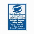 thumbnail image 1 of Safe Baby Haven Only When Staff is Present Family Sign Tin Decor Safety Signs 12x8 Inch, 1 of 5